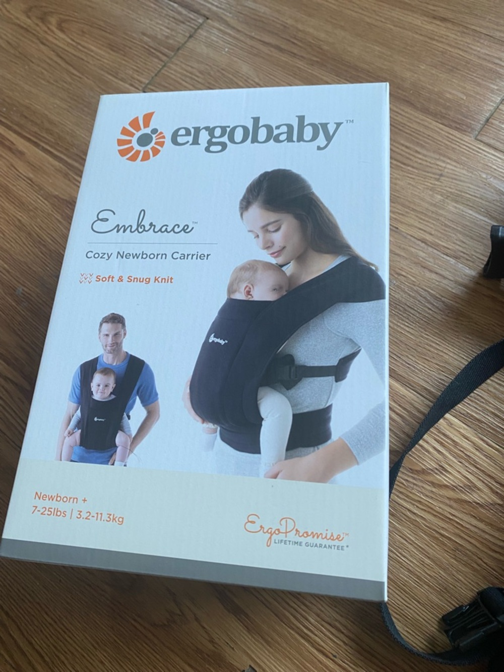 Ergobaby Embrace Newborn Carrier - Black